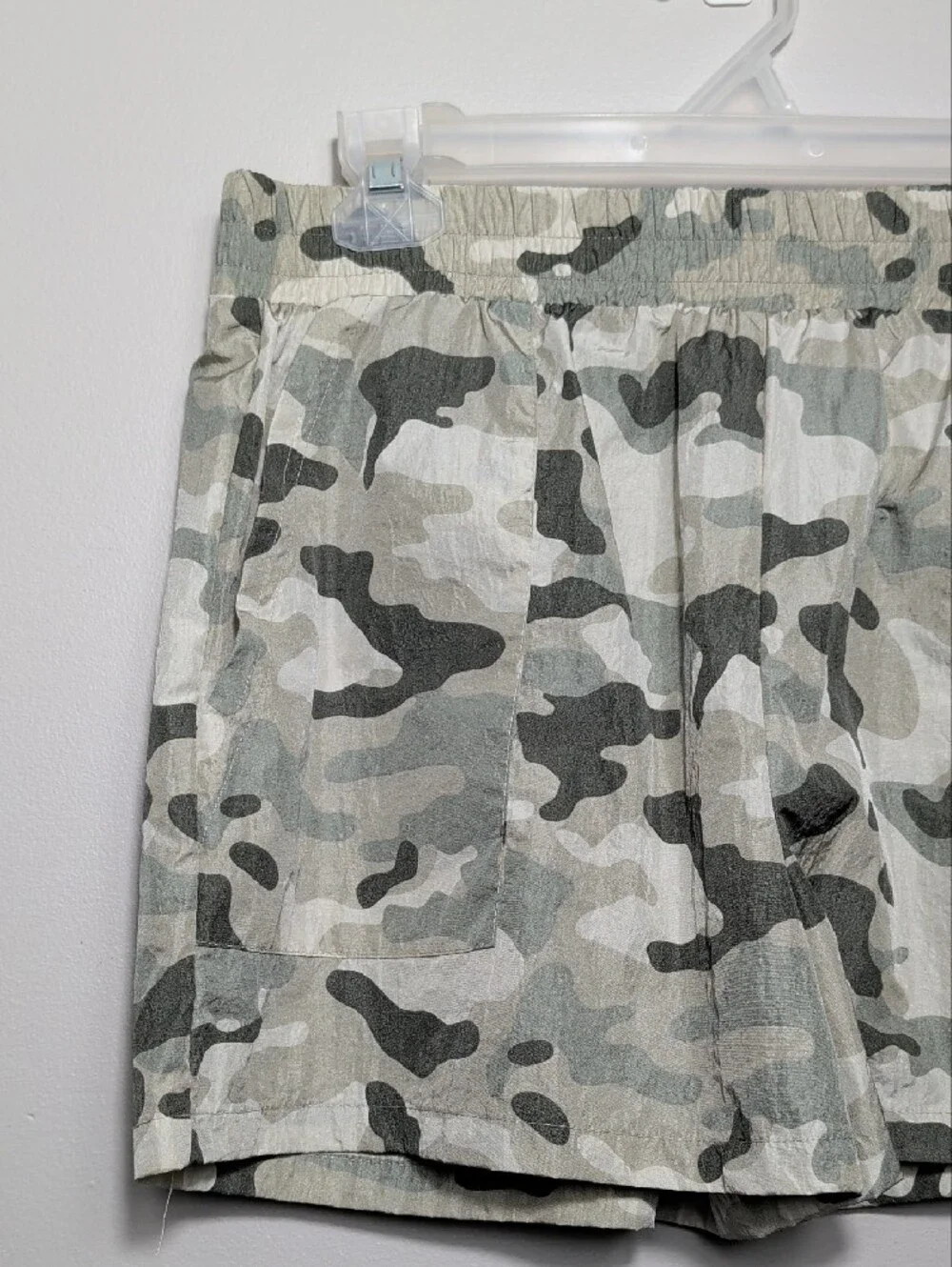2000s No Boundaries Camouflage Utility Vest & Shorts Set Green Camo Large 11-13